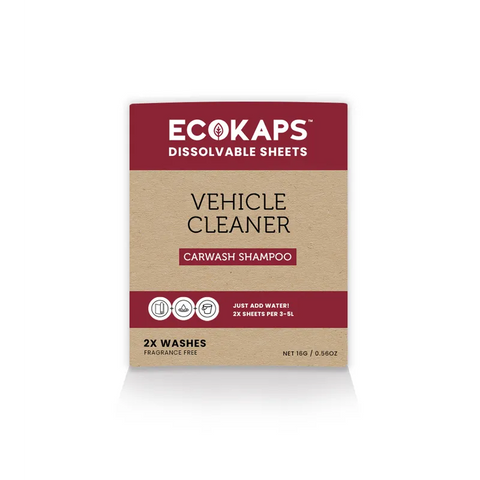 Vehicle Cleaner Sheets Pack Ecokaps Dissolvable Cleaning Sheets International