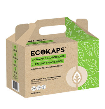 ECOKAPS, kits and packs, cleaning and hand soap dissolvable tablets and powder, international